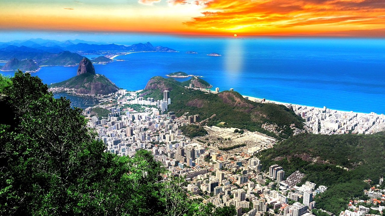 Brazil-inspired illustration for What a 15-Hour Language Study Week in Brazil Can Feel Like
