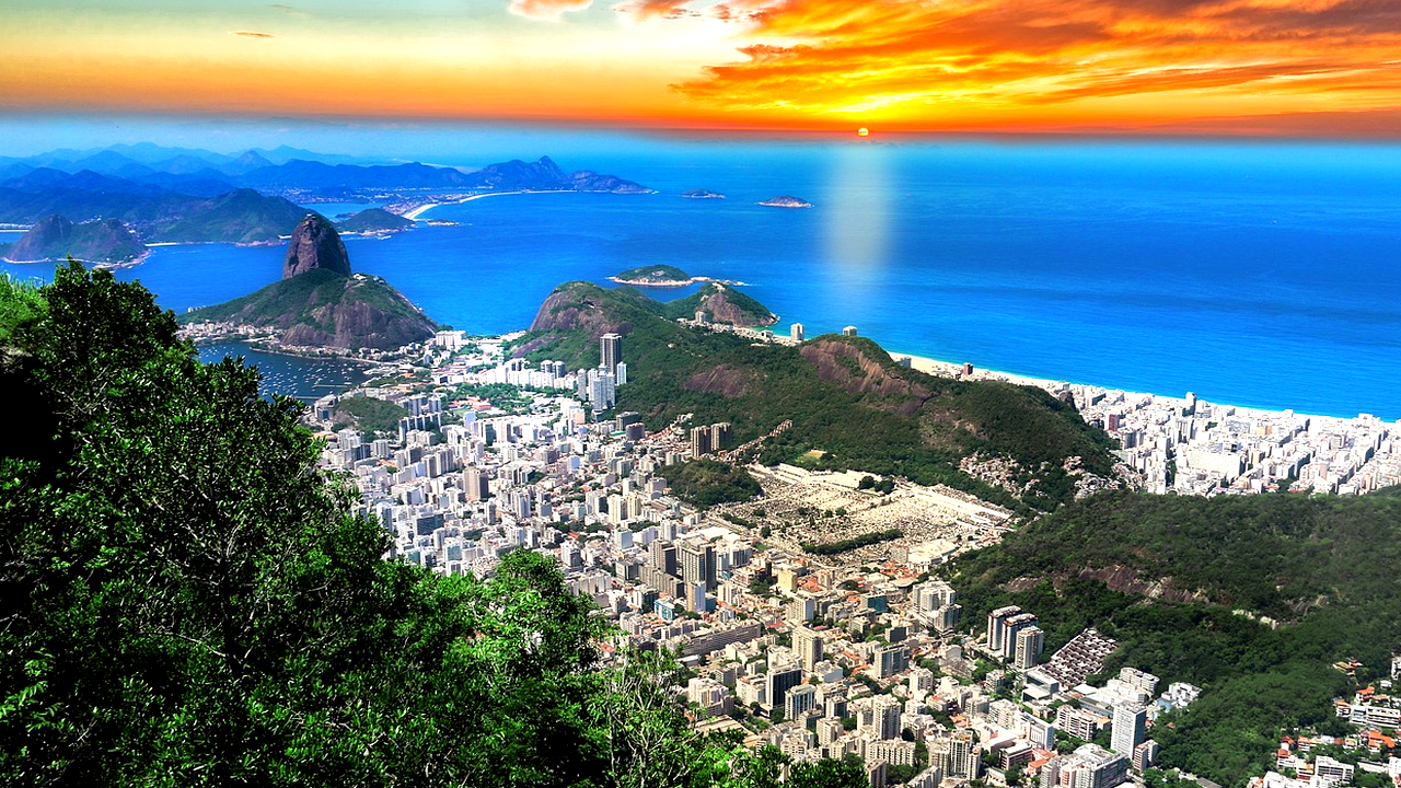 Brazil-inspired illustration for How to Choose a Brazilian City for Language Immersion